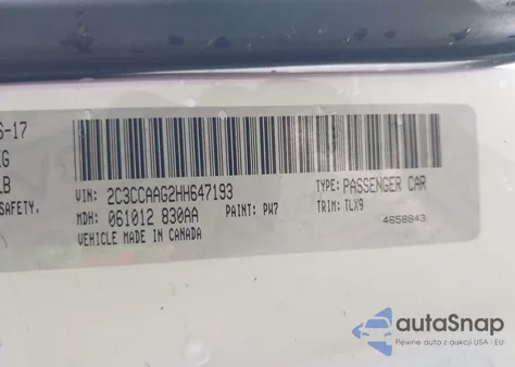 2017 Chrysler 300 Limited из США, поврежденный, VIN 2C3CCAAG2HH647193